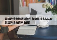 武汉跨境金融区块链平台公司排名[2020武汉跨境电商产业园]