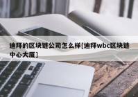 迪拜的区块链公司怎么样[迪拜wbc区块链中心大厦]