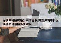 深圳中科区块链公司估值多少钱[深圳中科区块链公司估值多少钱啊]